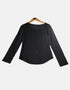 Women's Classic Long-Sleeve Scoop Neck Top